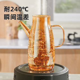 Nồi dầu chịu nhiệt borosilicate cao / nhà bếp chống dầu treo nước tương giấm chai gia vị / hộp đựng dầu / bình dầu