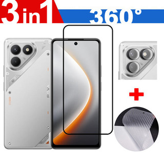 Dành Cho Kính Cường Lực Tecno Pova 7 4G Cho Tecno Pova 7 6 Neo Pro Ultra 4G 5G HD Bảo Vệ Màn Hình Chống Rơi Bảo Vệ Toàn Diện 3 Trong 1 Với Bảo Vệ Ống Kính Máy Ảnh + Phim Mặt Sau