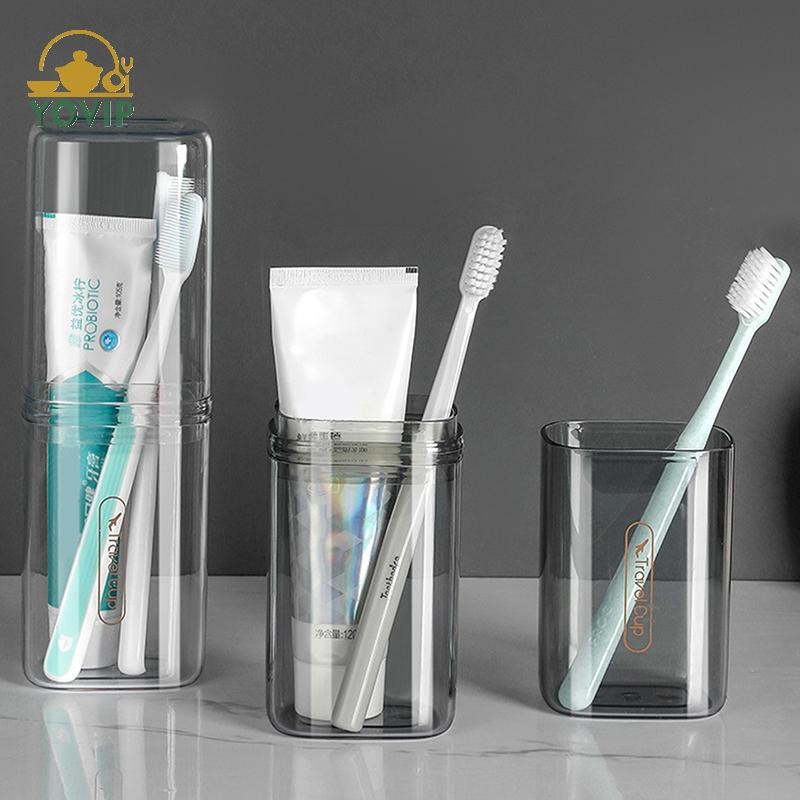 Bàn chải đánh răng YOVIP Hộp đựng du lịch Hộp đựng bàn chải đánh răng di động trong suốt Ngoài trời / chuyến công tác / du lịch Acessories VN