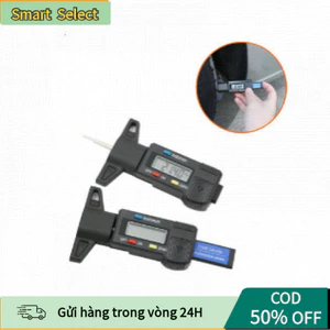 Thước Đo Độ Sâu Lốp Xe Kỹ Thuật Số Màn Hình LCD Chính Xác Cao, Kiểm Tra Mòn Lốp An Toàn