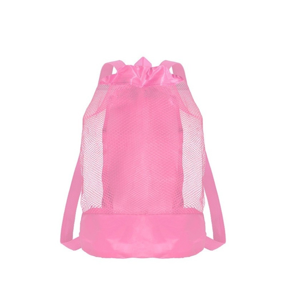 HOBBYIN Túi đi biển bằng lưới HOBBYIN, Ba lô đi biển có dây đeo có thể điều chỉnh chống cát, Túi đựng đồ chơi bể bơi có dây rút bền