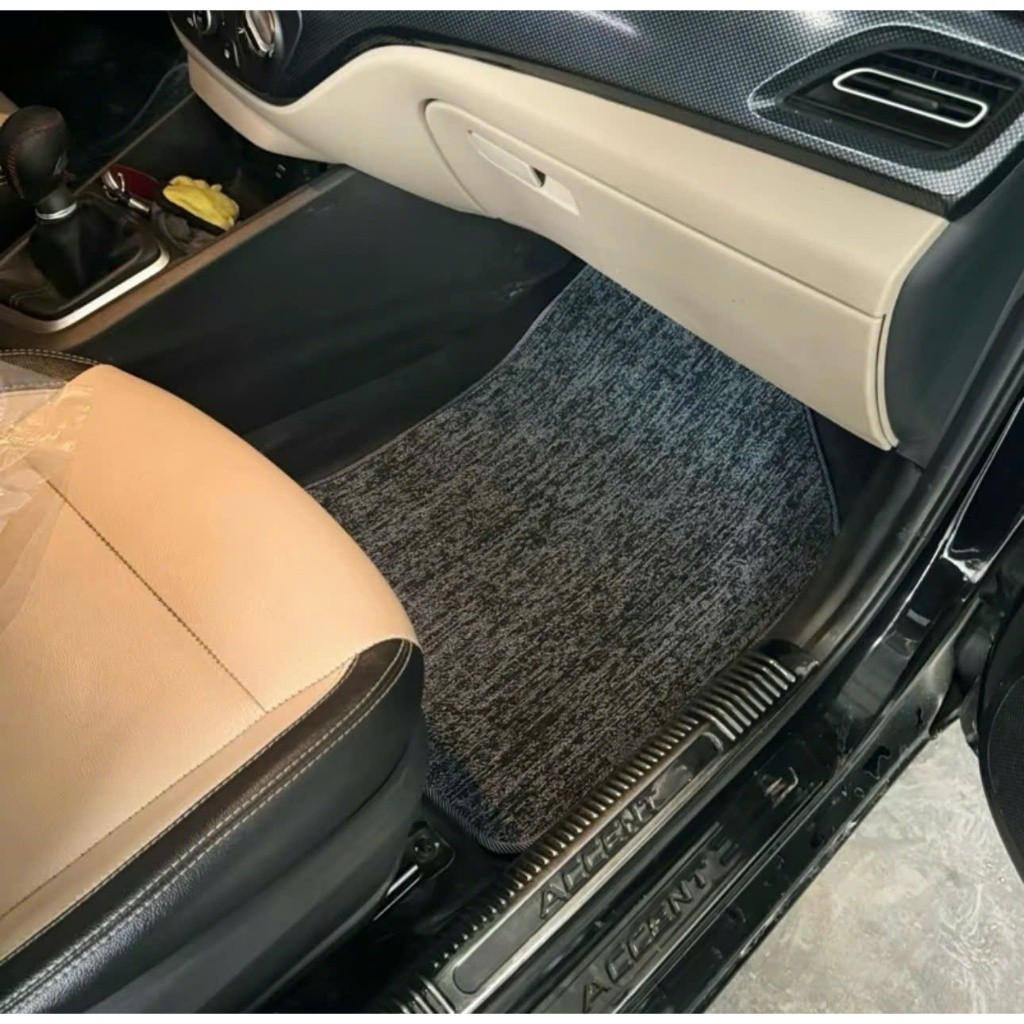 Thảm xe BMW - Thảm cước rối May viền theo xe