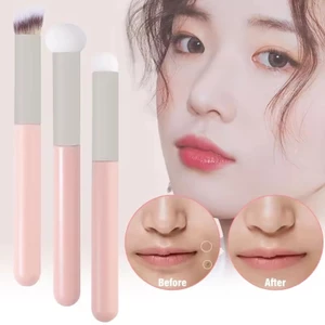 Bàn chải trang điểm Mantou nhỏ Đầu nấm Đầu tròn Slant Đầu che khuyết điểm Bàn chải môi