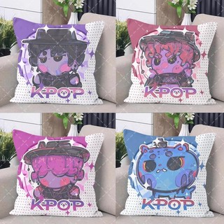 G13 KPop Demon Hunters HUNTR / X Saja Boys gối ném bao gồm vỏ gối hai mặt đệm G13