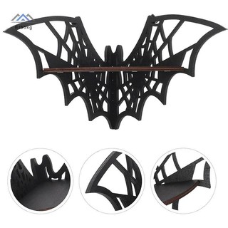 ELBBKG Bát Góc Kệ Nổi Góc Gỗ Bát Treo Tường Gothic Trang Sức Trưng Bày Kệ Halloween Kệ Trang Trí Cho Gia Đình Mới