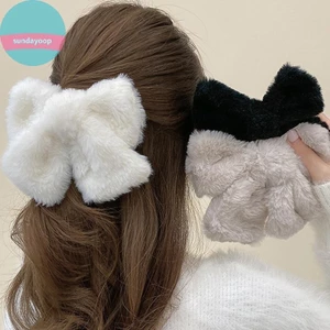 Nơ kẹp tóc dáng lớn barrette phong cách Hàn Quốc, phù hợp cho bé gái và phụ kiện tóc VN