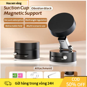 【24H】360° Giá đỡ điện thoại hút từ tính chân không có thể điều chỉnh, phòng tập thể dục / Gương / Smoot/Giá đỡ điện thoạ