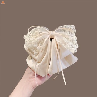 Nơ Ruột Băng Kẹp Tóc An Toàn Cho Tóc, Phong Cách Công Chúa Dành Cho Nữ Và Cô Gái