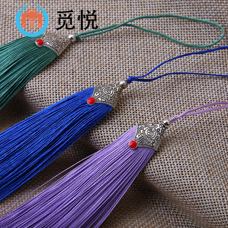 (5 cái)Tua rua cổ trang 12cm nhiều màu, Phụ kiện trang trí cổ trang, Phụ kiện cưới Khánh Huyền