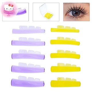 Moonlights 5 Đôi / hộp Silicon Tự Dính Lông Mi Perm Rod Lash Nâng Lamination Pad 3D Lông Mi Nối Dài Uốn Phụ Kiện Dụng Cụ EN