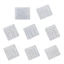 EBINLANDS Silicone Stencil, Khuôn Mẫu Tinh Tế Khuôn Làm Móng Tay Nghệ Thuật, Chất Liệu Silicon Tinh Tế Nơ Dễ Thương Trái Tim Váy Ren DIY Dụng Cụ Thiết Kế Làm Móng Tay