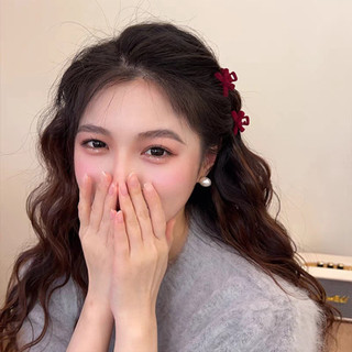 Kẹp tóc nơ vuốt barrette dễ thương chống trượt, phù hợp mọi độ dày và kiểu tóc