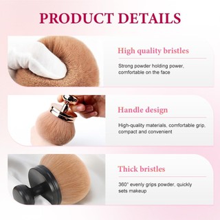 Bàn chải cực lớn để tự làm rám nắng và trang điểm cơ thể Bàn chải tóc tổng hợp mềm cho kem nền Bronzer Blusher Kem dưỡng da tự rám nắng Dụng cụ bôi cho cơ thể mặt và lưng nhựa di động