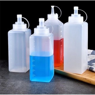 Chai Nhựa Đựng Nước Sốt Chống Bụi/ Chống Tràn Dung Tích Lớn 600ml /1000ml - Phương Trang