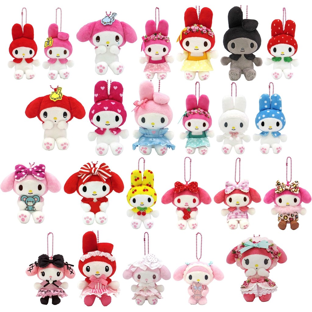 Nakajima Corporation My Melody 50th Anniversary Mascot Collection with KuromiㅤDirect From Japan