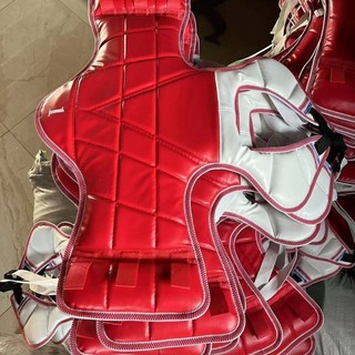 Taekwondo Protective Gear Plain Thickened Adult and Children Actual Combat Competition Training Breast Protection Water Ripple Maya Pattern IlWj