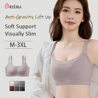 『 Brelira 』 Áo ngực nâng ngực hỗ trợ cao Áo ngực chức năng liền mạch Không dây thoải mái thoáng khí Đường viền 3D Nâng chống trọng lực​