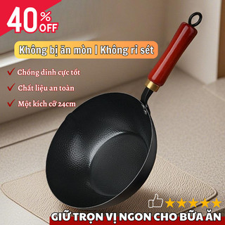 Chảo Rán BUNNIES HOUSE 24cm Chống Dính, Chống Rỉ, Siêu Bền