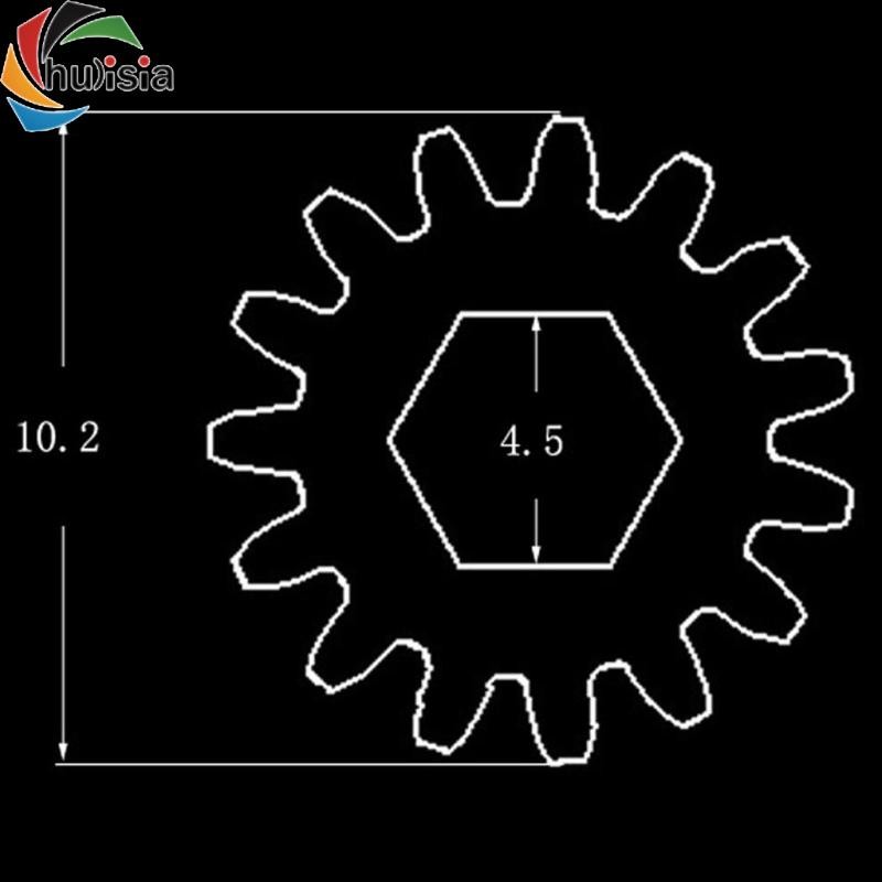 chulisia 6 Cái Chỉnh Chốt Đầu Máy 1 / 15 Bánh Răng Cho Đàn Guitar Phần Nhạc Cụ