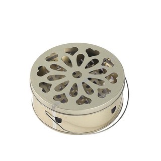 Hộp Nhang Muỗi Chống Cháy Có Quai Xách Nắp Đậy An Toàn Chất Liệu INOX Không Gỉ,Khay Nhang Muỗi SUNND