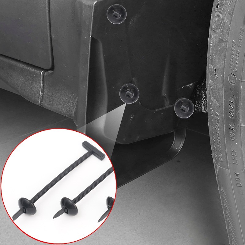 Khóa Nylon chịu thời tiết - Dụng cụ khóa cố định lâu dài - Dây buộc cáp hai khe cắm được nâng cấp cho thân xe​