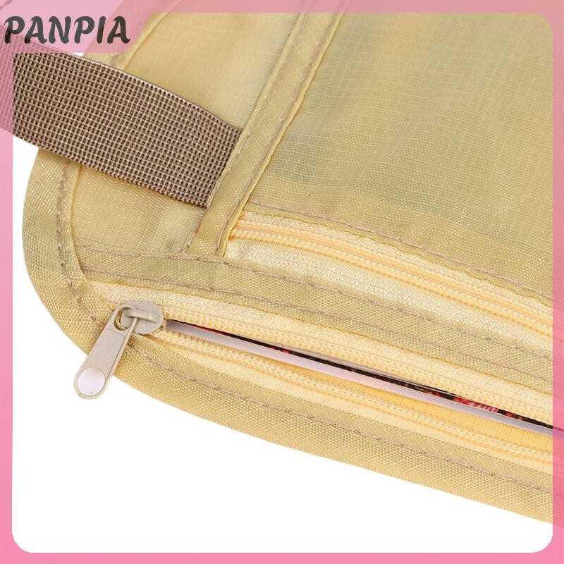 PANPIA-1PC Đa Năng Thể Thao Eo Túi Thắt Lưng Tiền Cho Du Lịch Nữ Và Nam Mỏng Ẩn Ví Du Lịch Điện Thoại Di Động Túi Chống Trộm