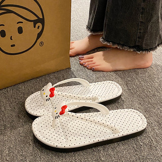 Dép Influencer Hoạt Hình kt Mèo Flip-Flops Nữ Mặc Ngoài Thời Trang Dễ Thương Phù Hợp Với Nhà Phiên Bản Hàn Quốc ins Cao Cấp Mùa Hè