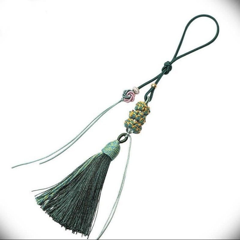 ✨Tự Làm Tay Cầm Dây Trang Sức Mandala Sen Ghế Dệt Tay Trung Quốc Thắt Lưng Xe Tua Rua Phụ Kiện Dây 25.8.19