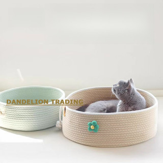 [DANDELION] Ổ mèo mùa hè, dùng bốn mùa, gia đình nhiều mèo, vải lanh cotton, cỡ đại