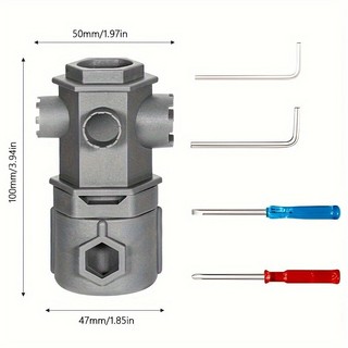 Cờ lê vòi đa chức năng 16 trong 1 Phòng tắm Van góc nhà bếp Công cụ lắp đặt tháo gỡ đa năng