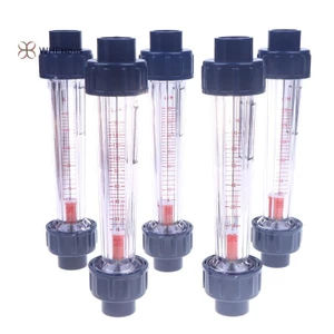 < WHPHous-t > Đồng hồ đo lưu lượng PVC Cánh quạt bằng nhựa Đồng hồ đo lưu lượng nước lỏng Làm dày và chống ăn mòn