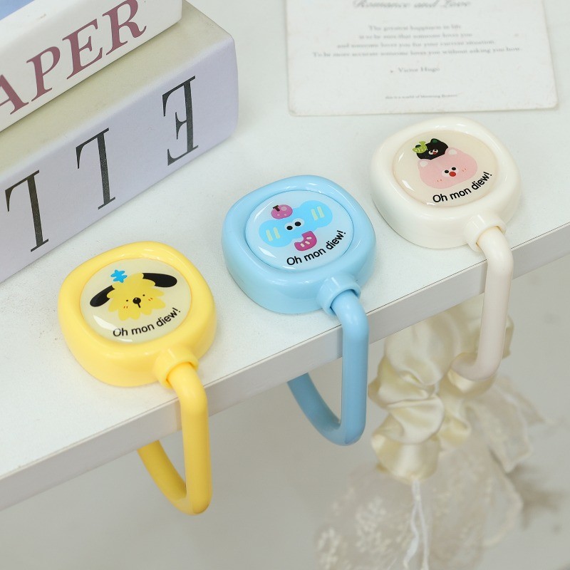 Di Động Gấp Móc Túi Đựng Chìa Khóa Móc Bàn Nhựa Du Lịch Ngoài Trời Túi Xách Lưu Trữ Móc Treo