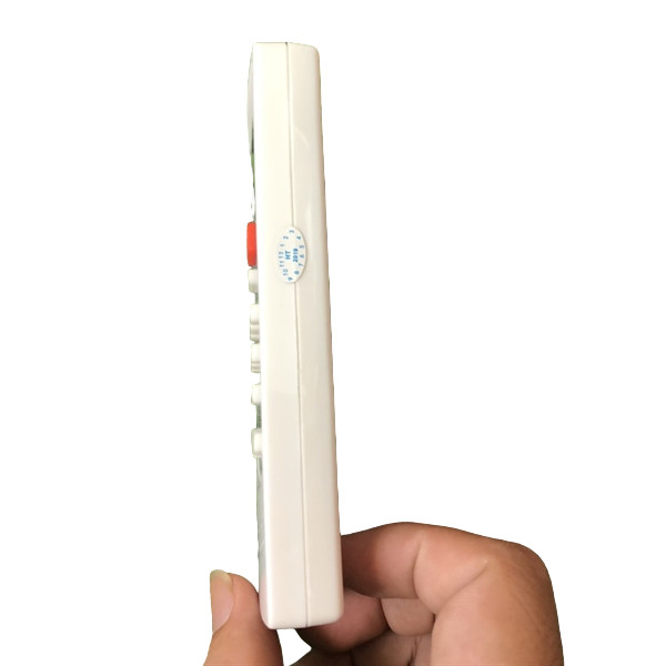 tay điều khiển remote từ xa điều hoà Reetech mặt trắng-kèm pin