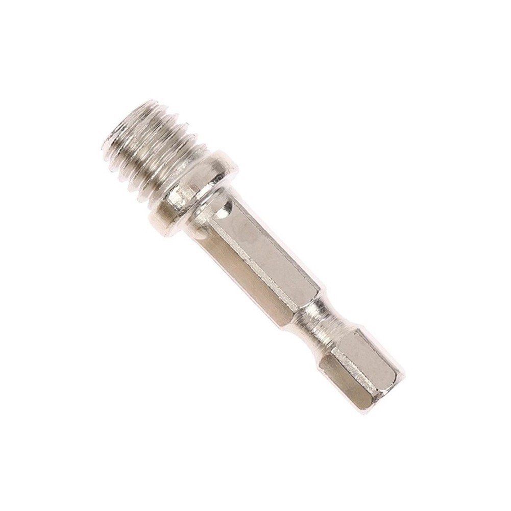 [Cosyh] 1PC 1 / 4 Bộ chuyển đổi thanh kết nối lục giác Đầu khoan M10 Kết nối đĩa đánh bóng