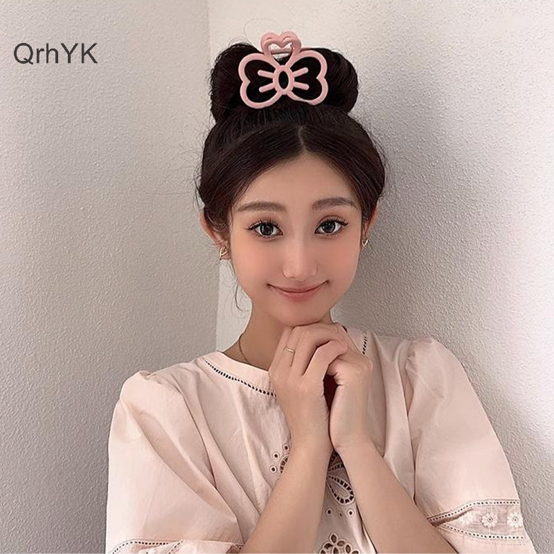 Nhà Máy Thời Trang Hàn Quốc Nơ Dễ Thương Kẹp Tóc Nhựa Vuốt Kẹp Kẹo Màu Cua Cho Bé Gái Ngọt Ngào Vuốt Tóc Phụ Kiện Tóc Cho Nữ QrhYK