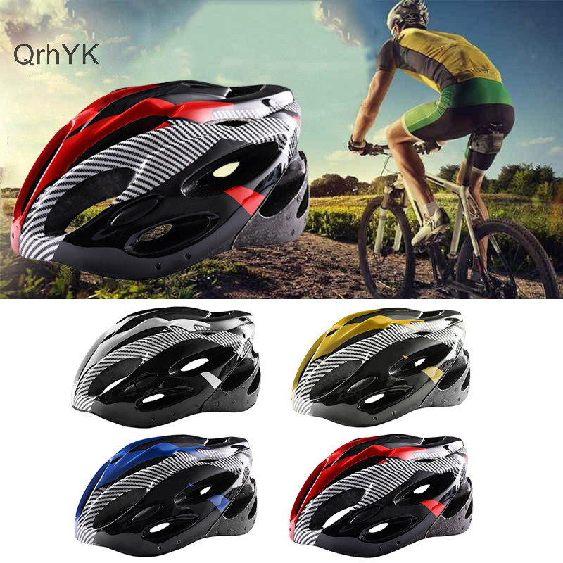 Nhà máy thời trang Mũ bảo hiểm tích hợp cho nam và nữ, Mũ bảo hiểm đi xe đạp, Thể thao đường trường, Nhẹ, Thoải mái Aero, Mũ bảo hiểm an toàn đi xe đạp QrhYK