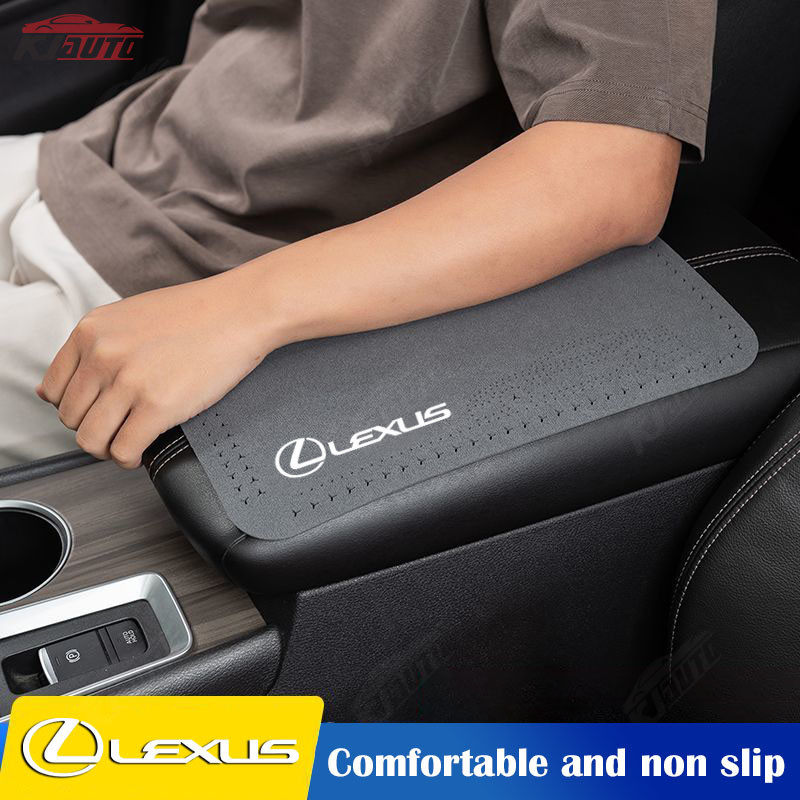 Lexus Da Lộn Tay Hộp Bảo Vệ Miếng Lót Cao Cấp Nam Kinh Doanh Tùy Chỉnh Phụ Kiện Nội Thất Ô Tô Cho Lx Gx Rx Ls Gs Sc Es Is
