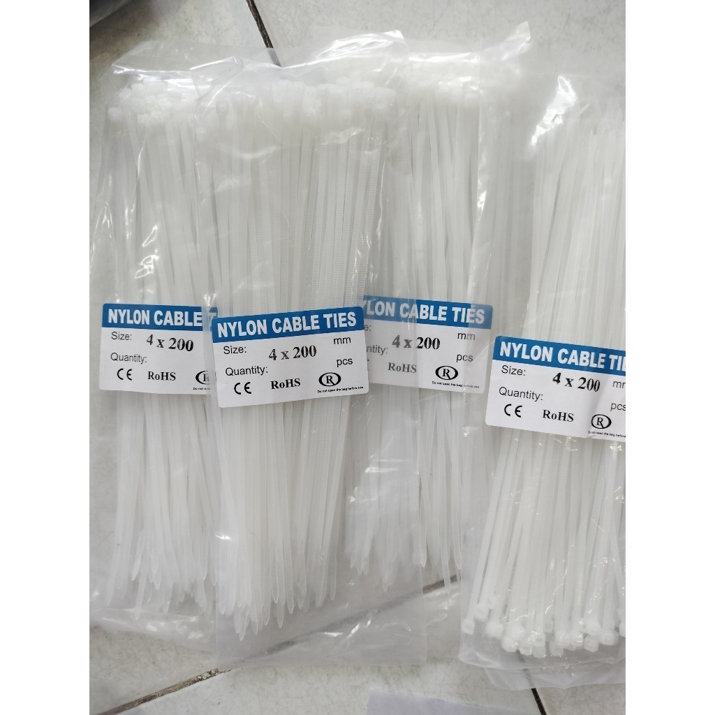 Dây rút 4*200mm - Màu trắng | Shopee Việt Nam