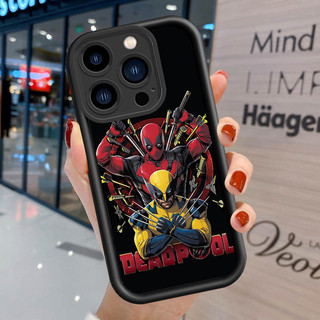 X-men Wolverine Deadpool 11 15 Ốp Lưng Cho IPhone 16 15pro 14 13 12 11pro Pro ProMax XS XR XSmax 7 8 + Plus SE 2020 Vỏ Mềm Silicon DCJT