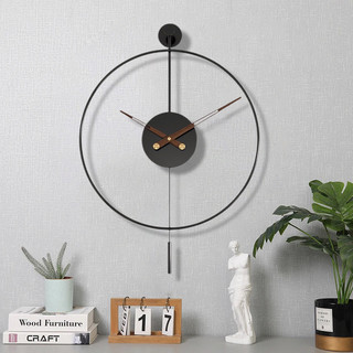 AIMI TỐI GIẢN KIM LOẠI ĐỒNG HỒ TREO TƯỜNG IM LẶNG NỀN NHÀ TRANG TRÍ TƯỜNG ĐỒNG HỒ CON LẮC THÍCH HỢP CHO NHÀ BẾP PHÒNG NGỦ PHÒNG KHÁCH