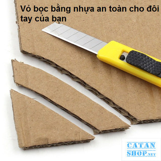 DAO RỌC GIẤY CẦM TAY NHỎ GỌN, DAO CẮT DECAL, CẮT GIẤY SẢM PHẨM QUEN THUỘC CỦA HỌC SINH, VĂN PHÒNG GD204-DaoRG-Simple