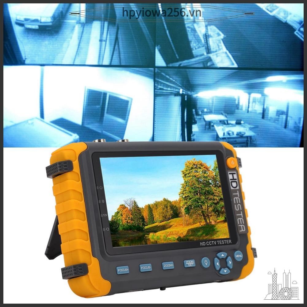 PunkyRabbit Máy kiểm tra camera quan sát 8MP Đầu vào VGA 5 inch Màn ...