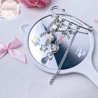 K2nightfee 1 Túi Xách Phụ Kiện Trang Trí Nhựa Độc Đáo Ngôi Sao Pin Mặt Dây Chuyền Đính Hạt Trâm Cài Túi Trang Trí Thời Trang Cho Nữ Cô Gái Việt Nam