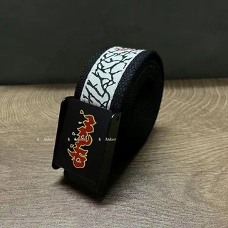 Thắt lưng nam thắt lưng khóa tự động thường ngày cá tính phong cách Hàn Quốc cho học sinh Thanh Niên dệt vải thắt lưng quần học sinh huấn luyện quân sự