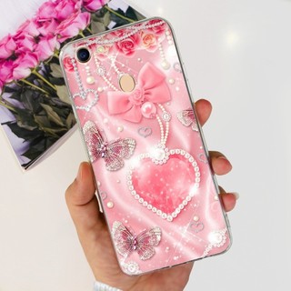 Dành Cho OPPO F5 / F5 Youth Case CPH1723 CPH1727 Bao Da Hoa Thời Trang Silicon Trong Suốt Vỏ Mềm Cho OPPO F7 CPH1819 F 5 F 7 Ốp Lưng