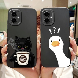 Dành Cho Samsung Galaxy A06 Vỏ Bảo Vệ Ống Kính Samsung A06 Phi Hành Gia Dễ Thương Mèo Khủng Long Hoạt Hình Silicon Mềm Jelly Vỏ Điện Thoại