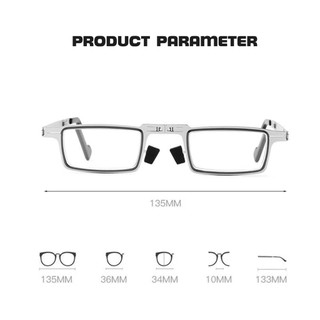 Kính đọc sách gấp di động Chống tia cực tím Kính Unisex gấp nhỏ gọn