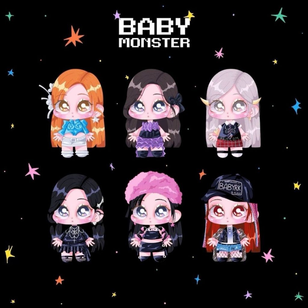 (3cm) Mô hình Standee Babymonster RAMI AHYEON RORA ASA RUKA CHIQUITA ...