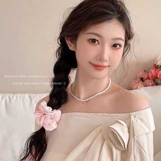 Màu Colon Circle 2024 khí chất mới scrunchie hoa