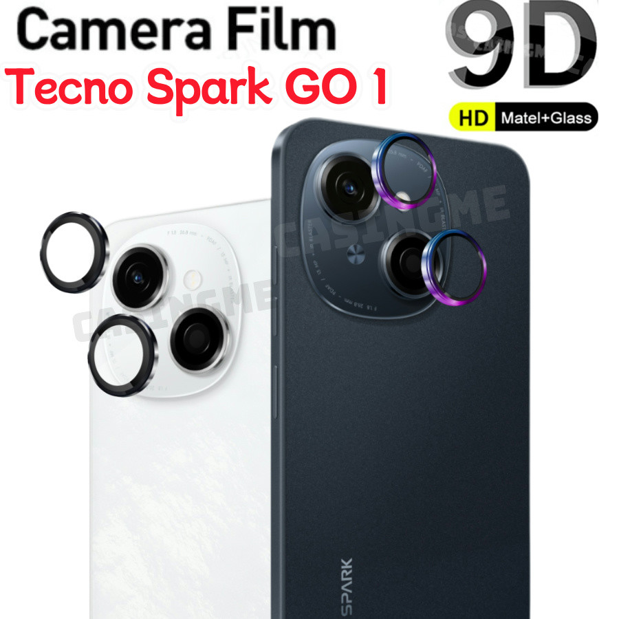TECNO Spark Go 1 Bảo Vệ Ống Kính Máy Ảnh Kim Loại Vòng Dành Cho TECNO Spark Go 1 SparkGO1 GO1 2 GO 4G 5G 2024 Camera Kính Cường Lực Bảo Vệ